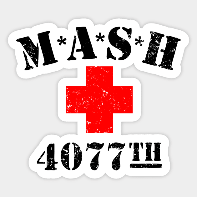 Mash 4077 Sticker by Radian's Art